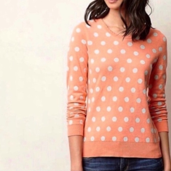 Anthropologie Sweaters - Anthropologie Moth Polka Dot Sweater - Medium